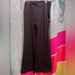 Black vuori flared leggings